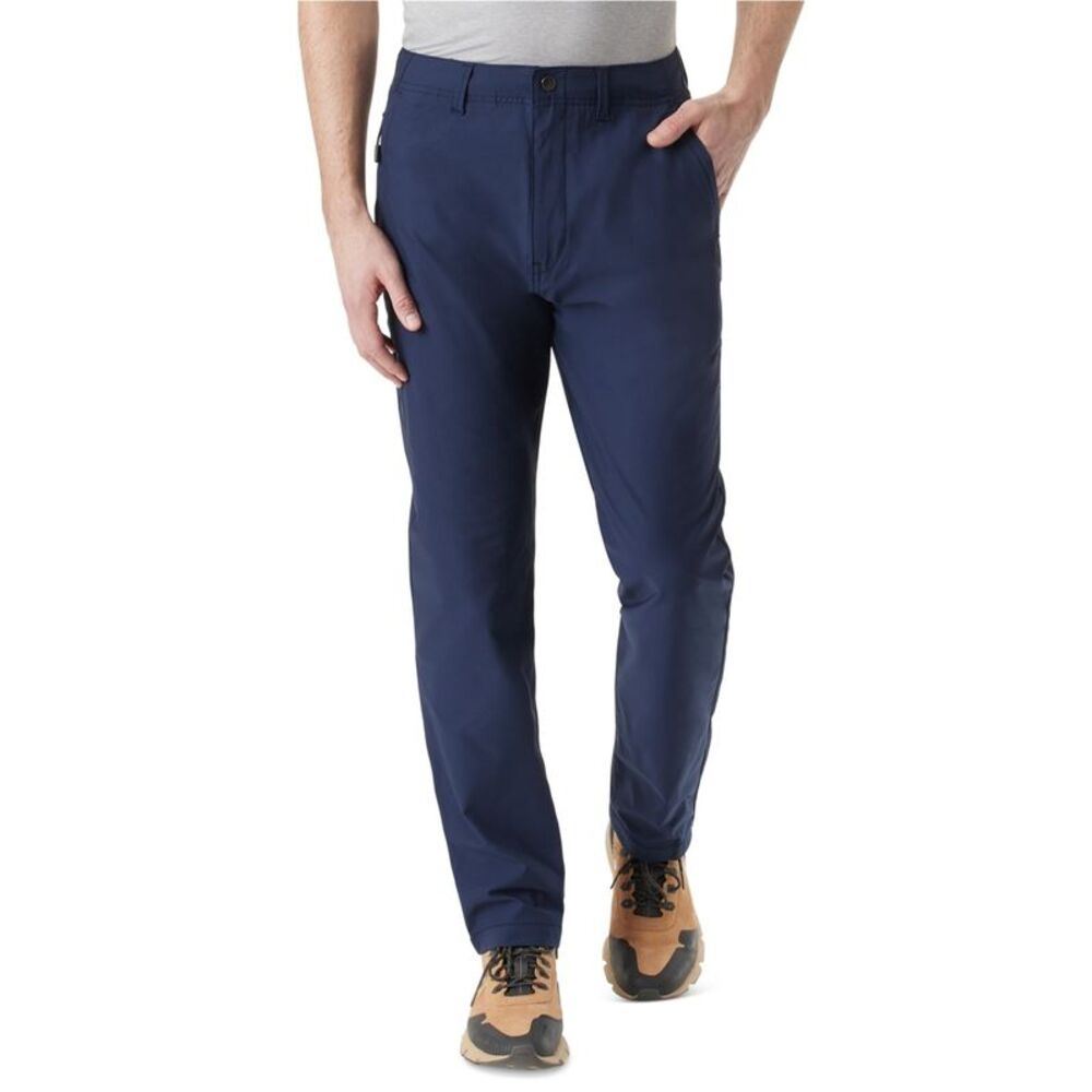 BASS OUTDOOR Mens Traveler Slim-Straight Fit Flex Tech Straight Leg Slim Casu...